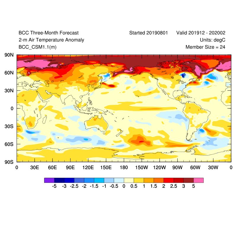 Мек декември и февруари очакват китайските климатолози