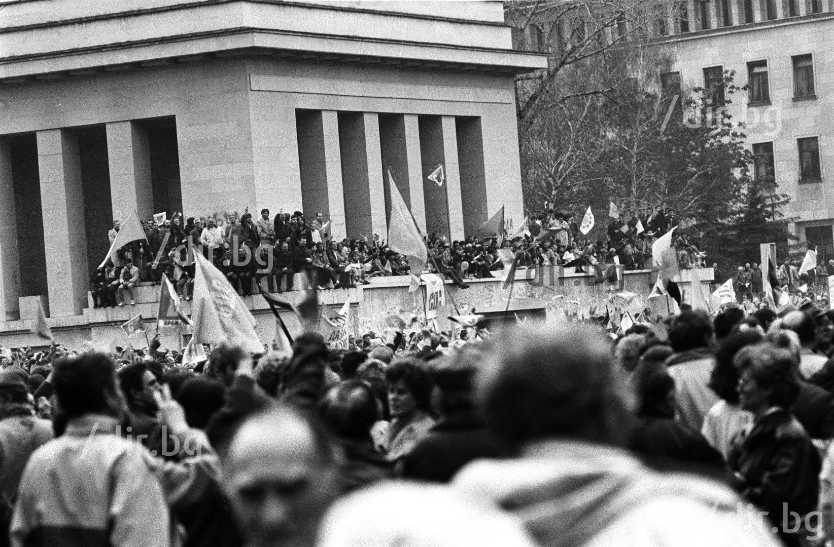Митинг на СДС - 8 април 1991 г. 