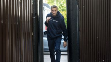Критикът на Кремъл Алексей Навални който е в тежко здравословно