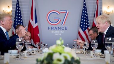  Англия поддържа комерсиалния мир, съобщи Борис Джонсън на срещата с Тръмп 
