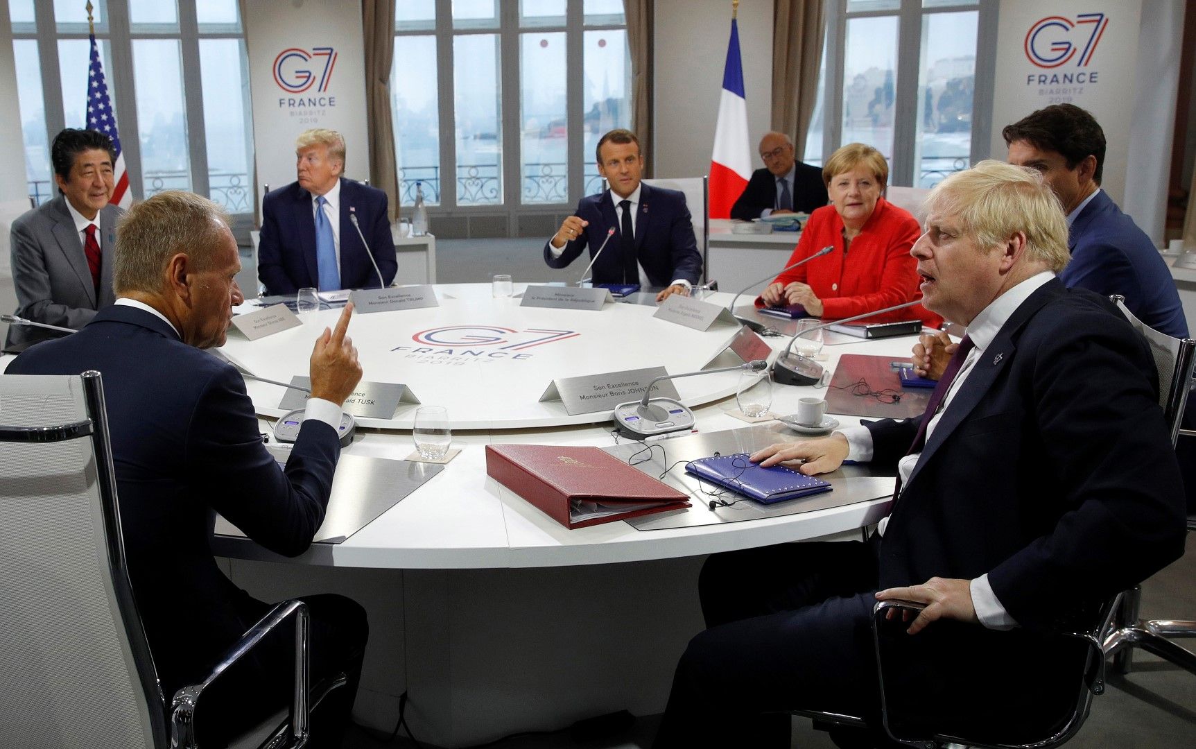 Лидерите на Г-7 по време на срещата във Франция миналата година