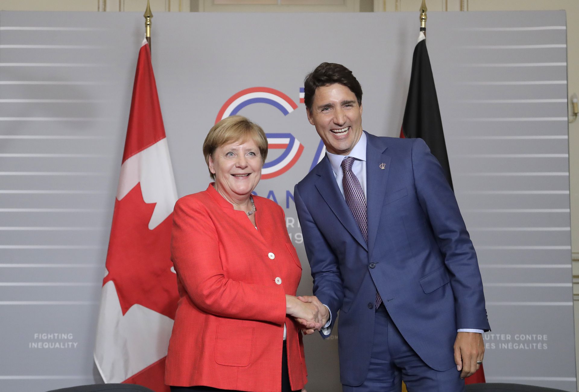 Ангела Меркел разговаря и с канадския премиер Джъстин Трюдо
