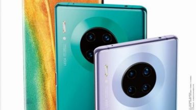Снимка на Huawei Mate 30 Pro показва четворна камера