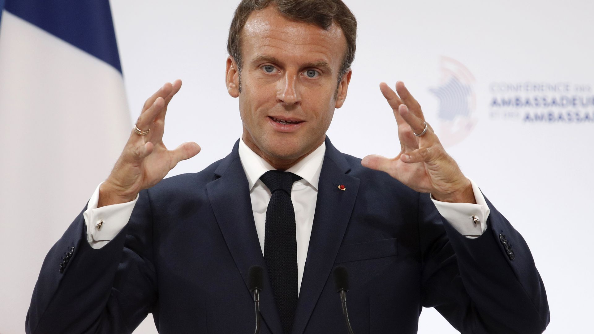 Френският президент Еманюел Макрон който втвърди тона си за имиграцията