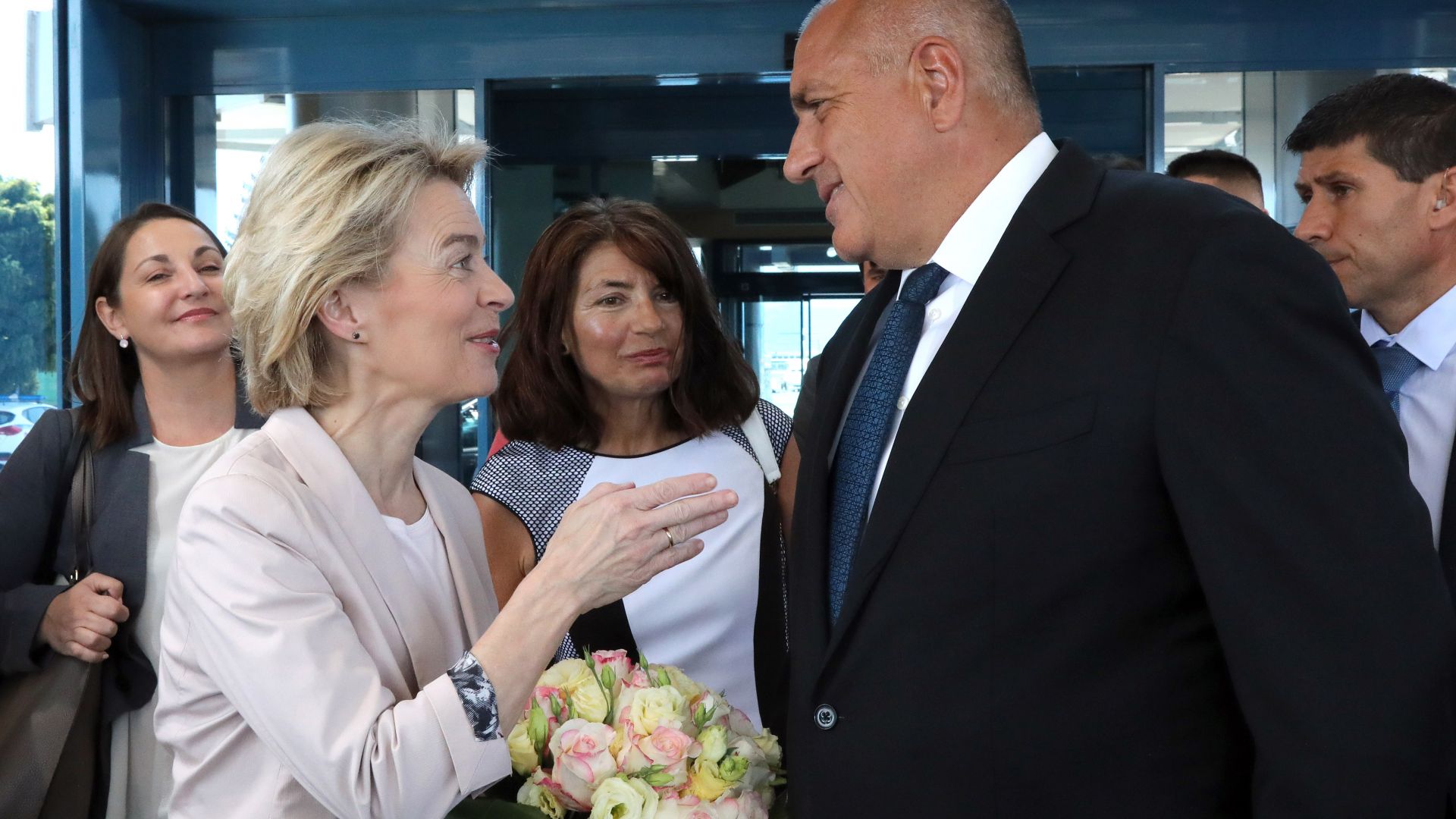 Министър председателят Бойко Борисов посрещна новоизбрания председател на Европейската комисия Урсула