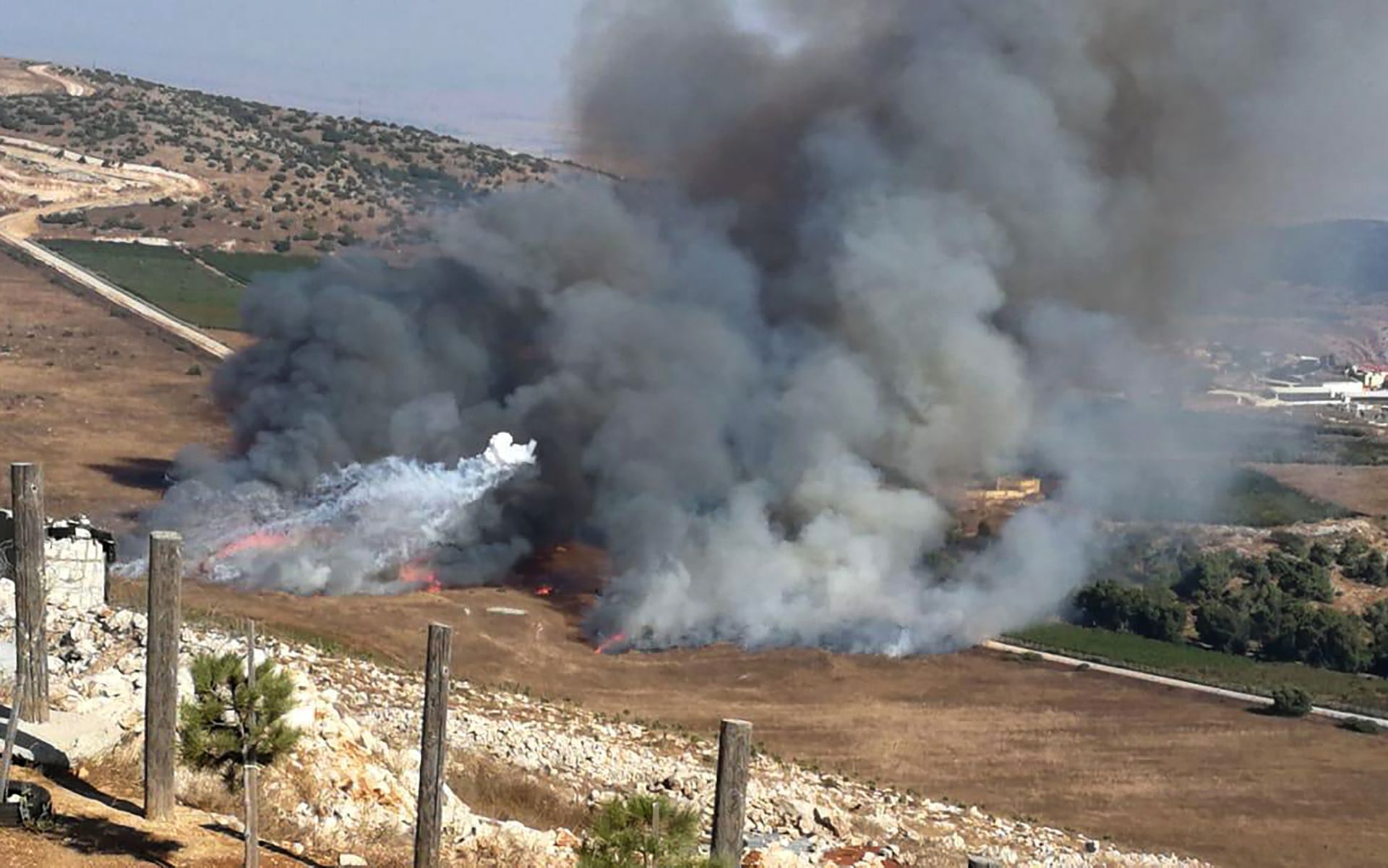 Израелска ракета, паднала в ливанско погранично село