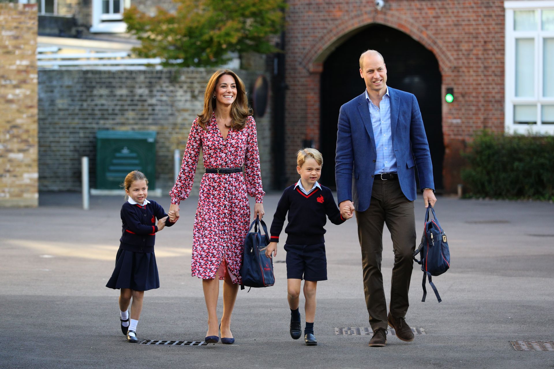 принц Уилям и Кейт с децата си