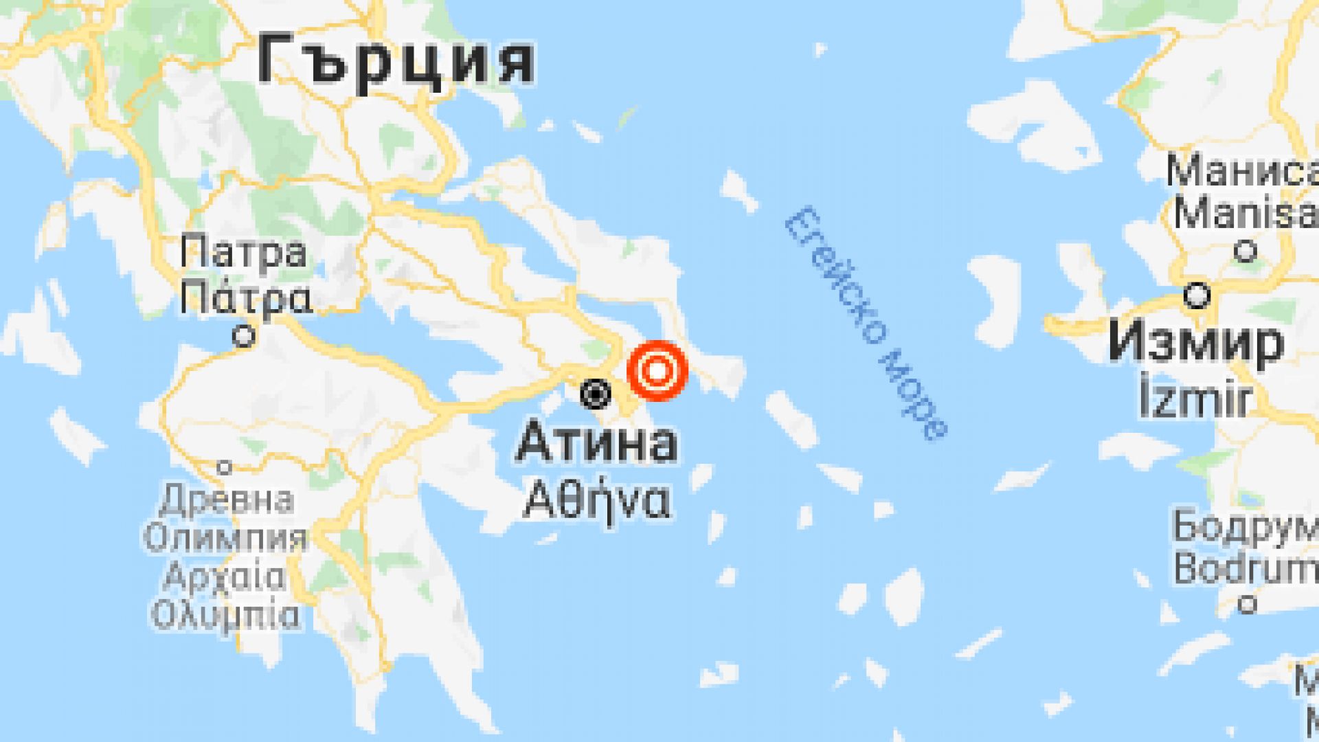 Земетресение с магнитуд от 3 8 по скалата на Рихтер е