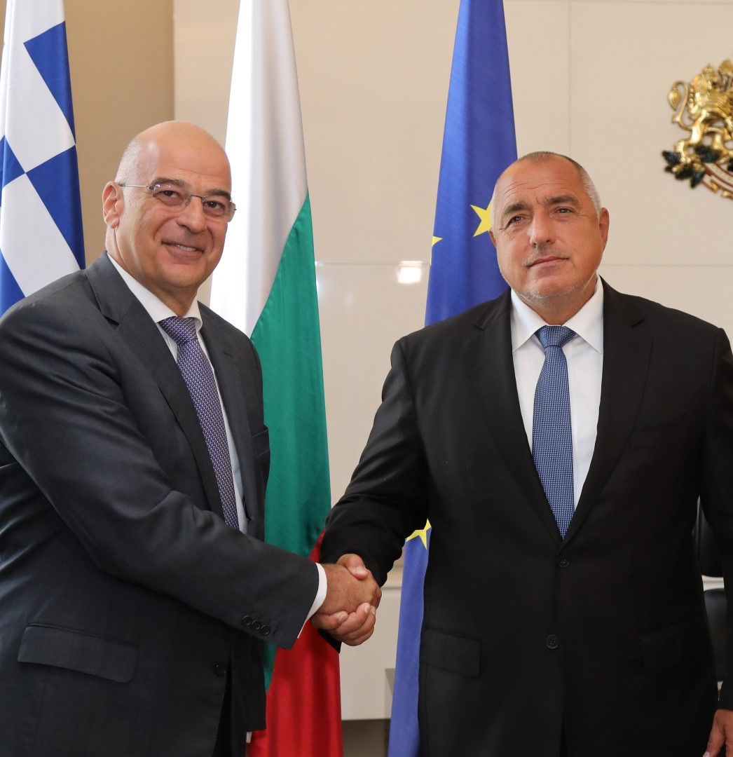 Министър-председателят Бойко Борисов се срещна с министъра на външните работи на Гърция Николаос Дендиас, 11 септември
