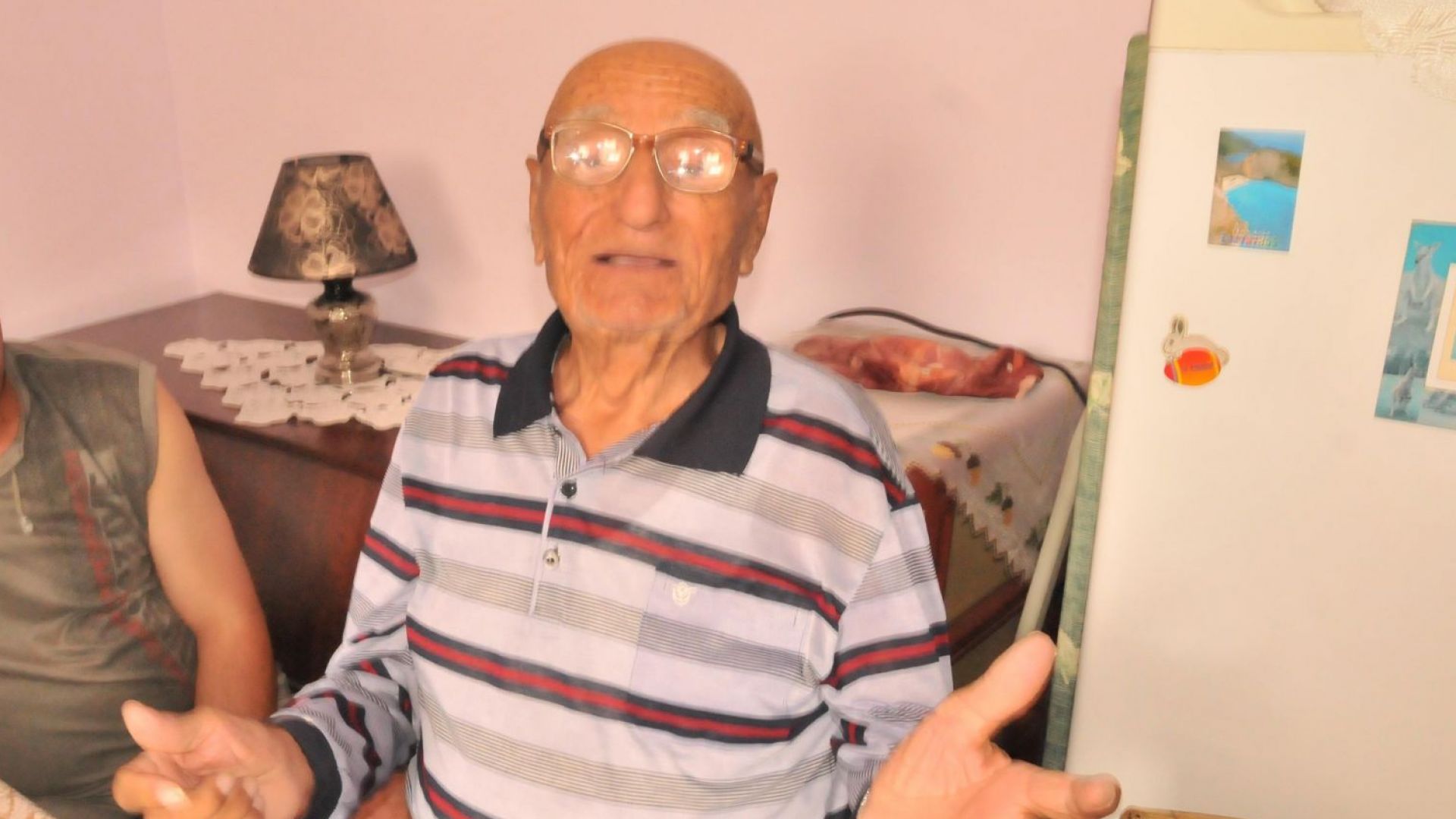 Пожелания за здраве и дълголетие отправи днес 104-годишният Стефан Цонев