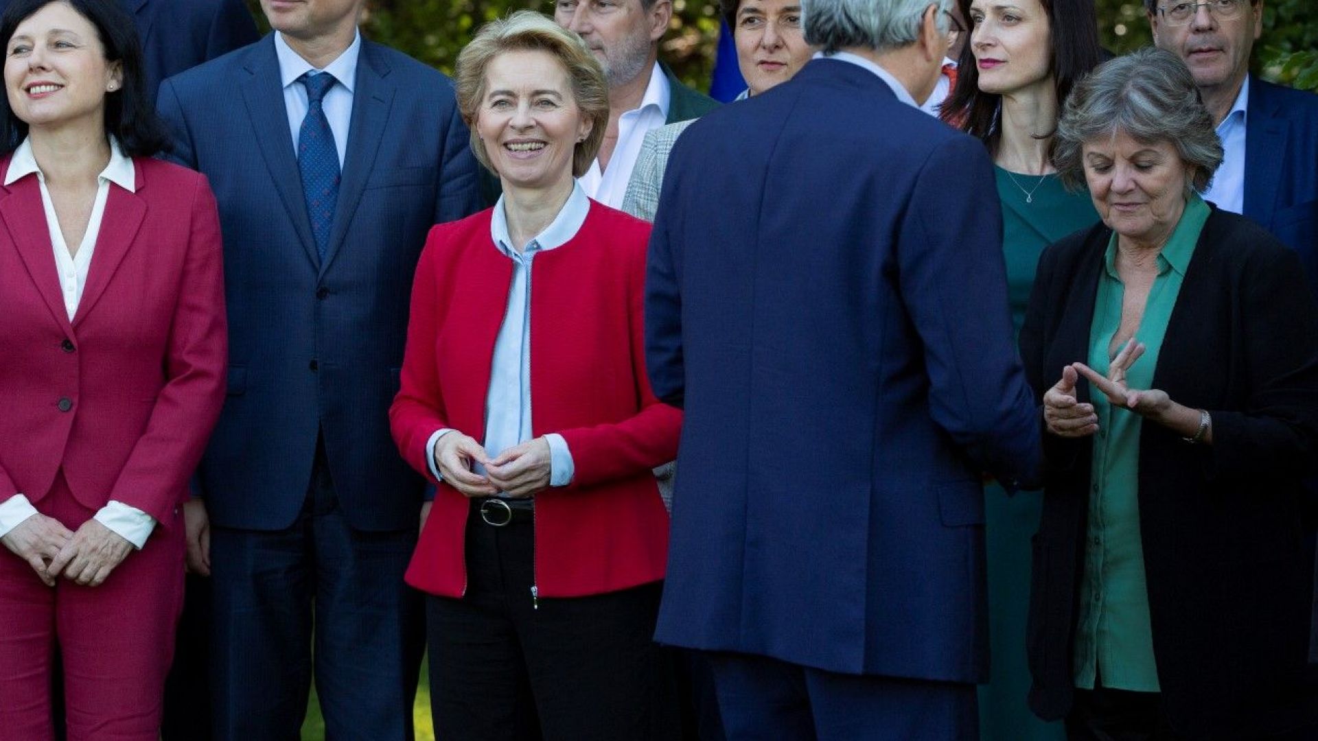 Председателката на бъдещата Европейската комисия Урсула фон дер Лайен беше