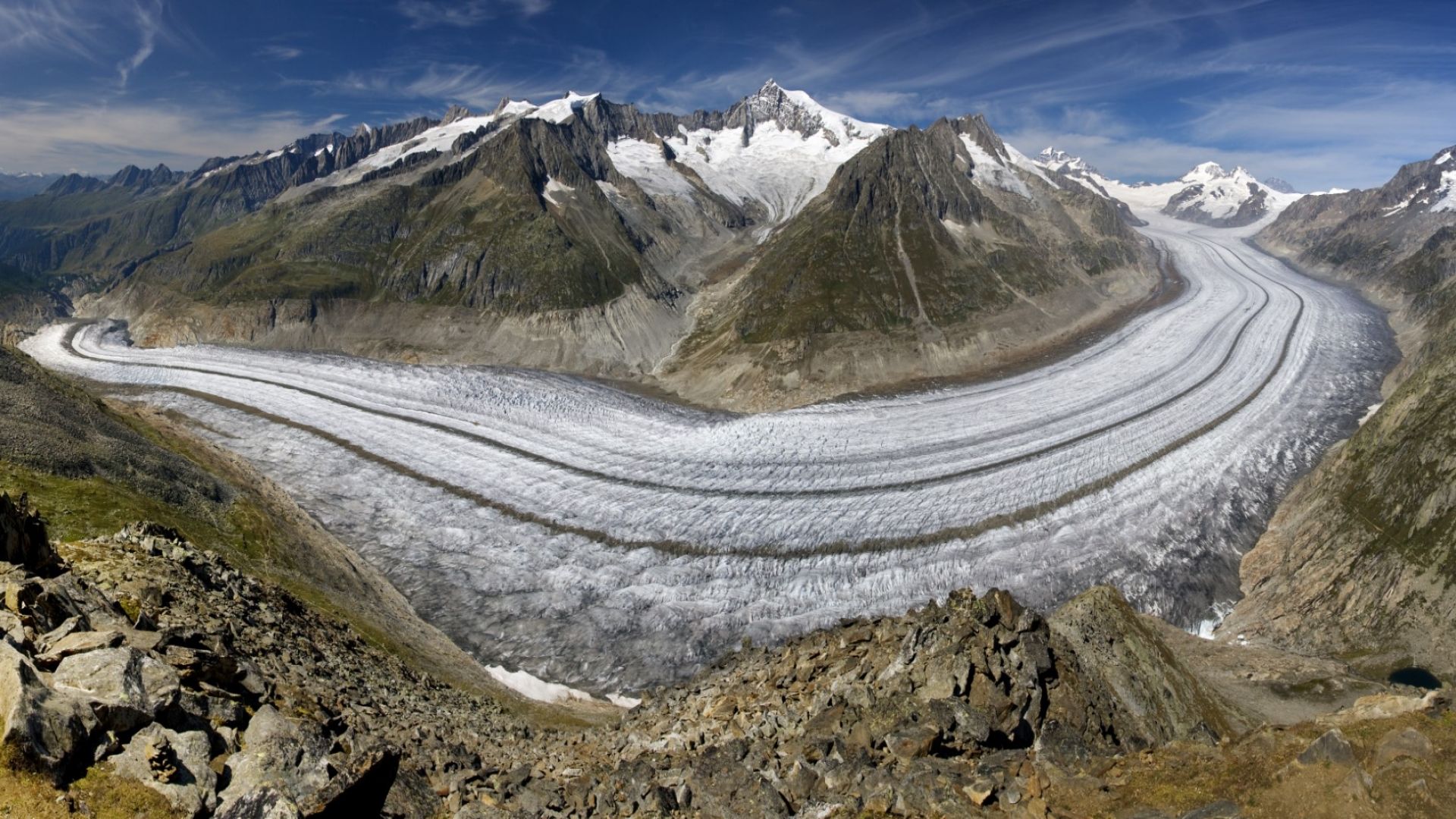 Затоплянето заплашва най-големия ледник в Алпите