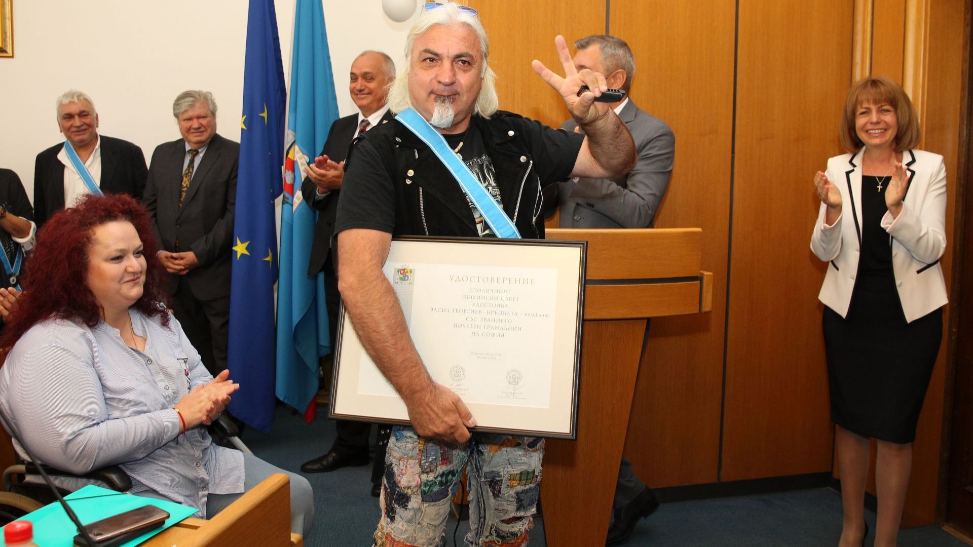 На тържествената сесия на Столичния общински съвет по случай празника