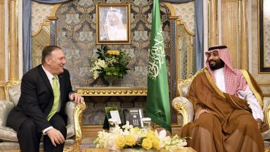  Помпейо пред принц Салман: Съединени американски щати поддържат Саудитска Арабия да се пази 