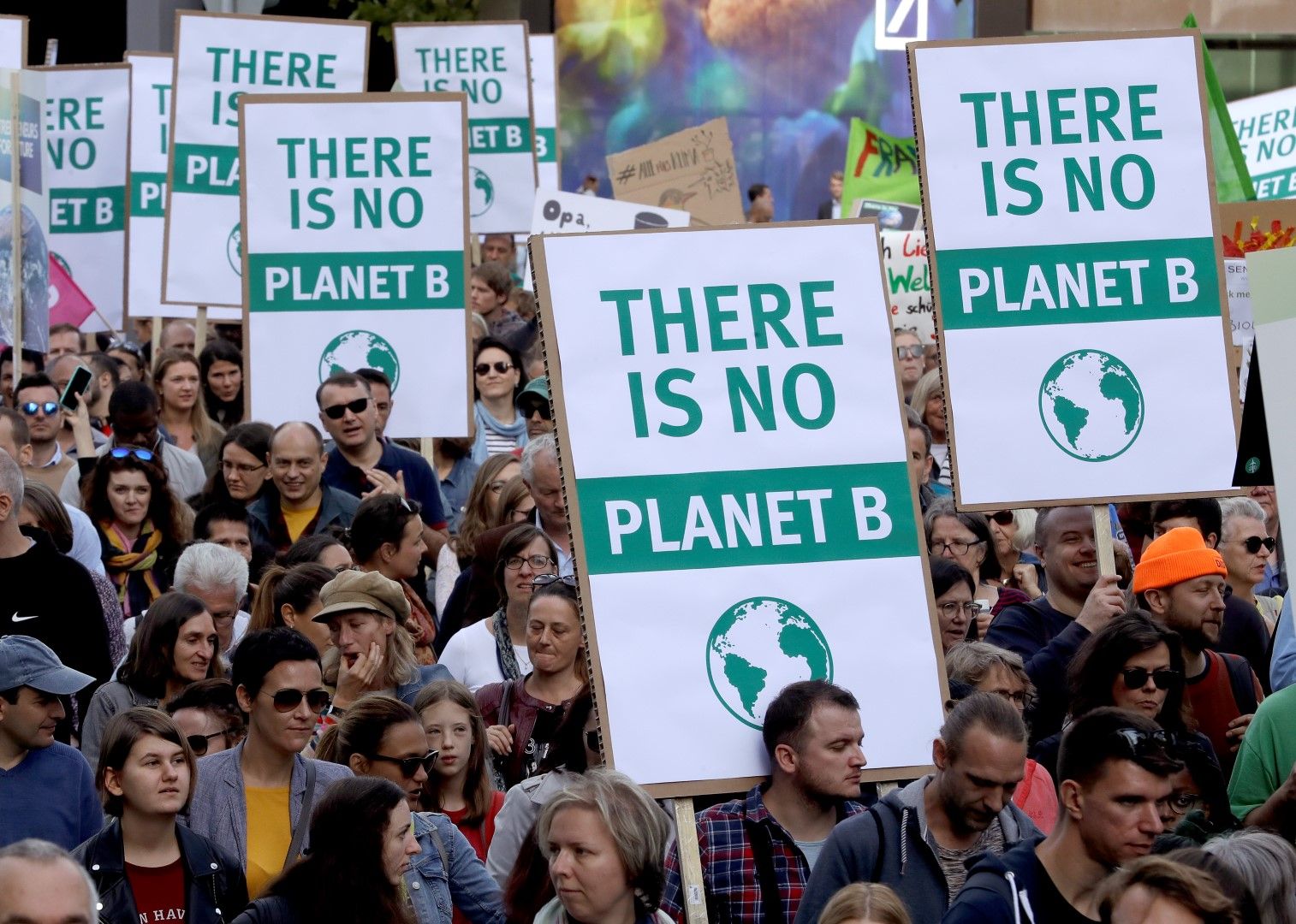 "Няма планета Б": протест във Франфурт, Германия на 20 септември