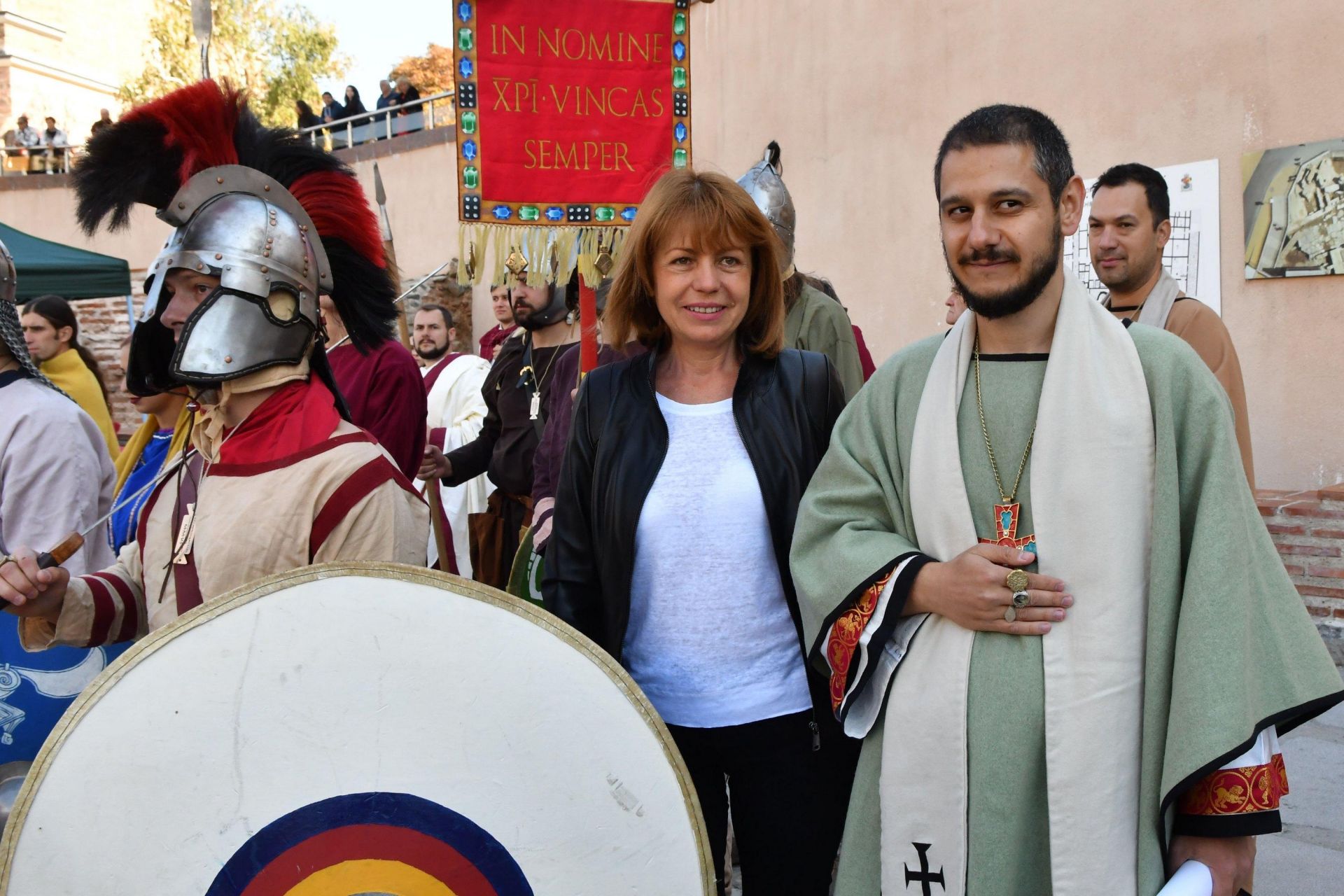 Кметът на София Йорданка Фандъкова откри първия за столицата античен фестивал "Сердика е моят Рим"