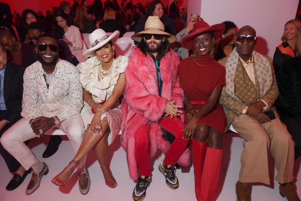 Джаред Лето на ревюто на "Гучи" Седмица на модата Милано