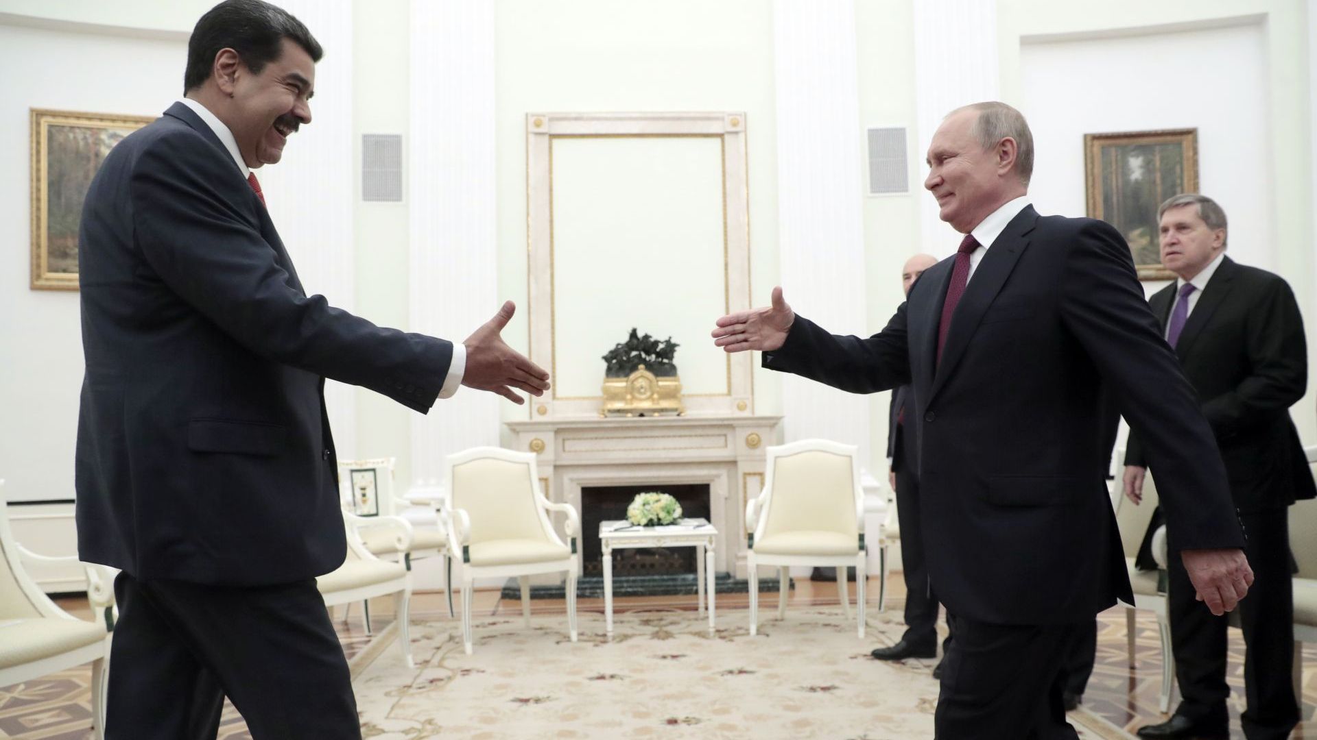 Президентът на Русия Владимир Путин прие днес венецуелския си колега