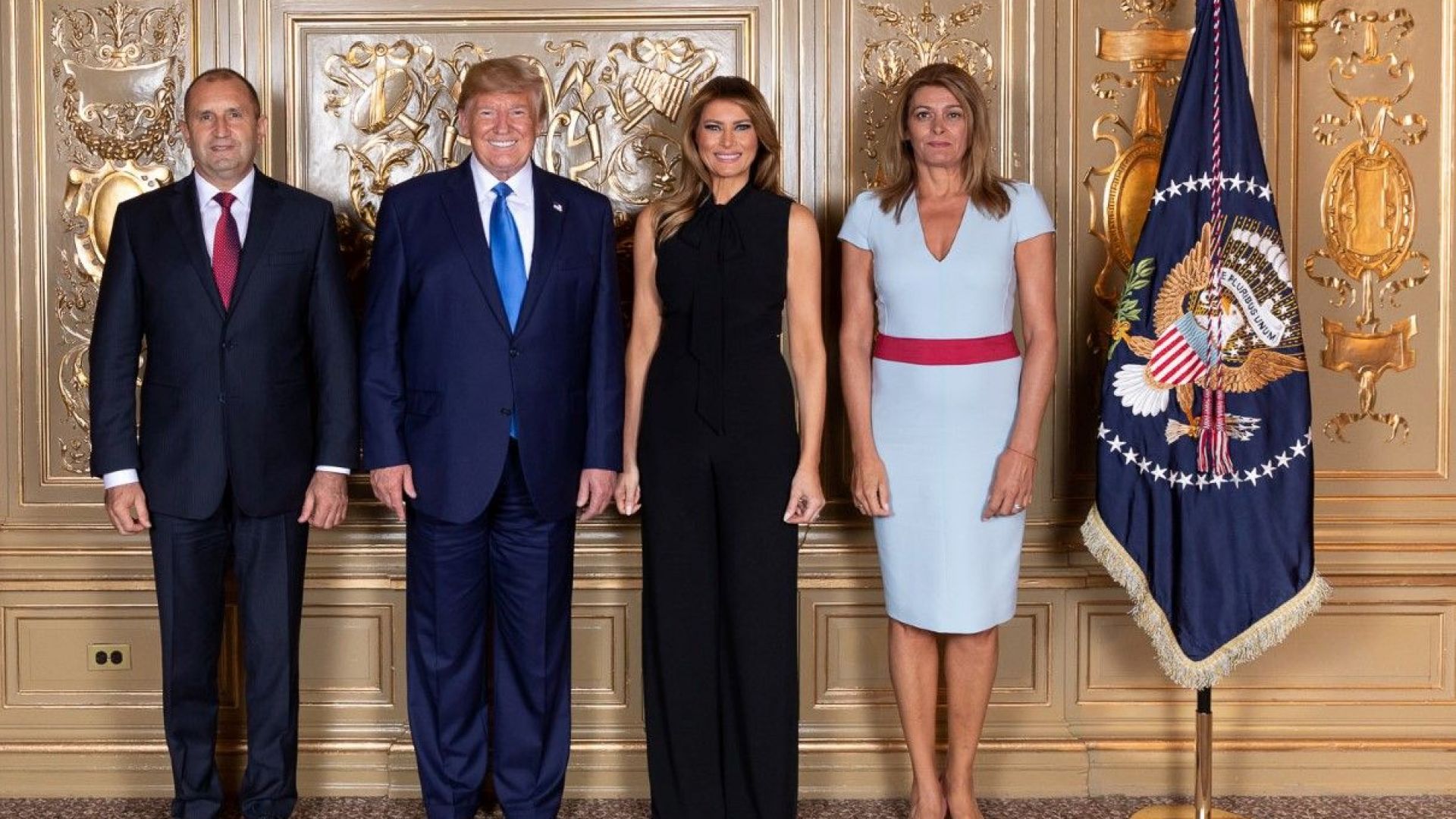 Президентът на САЩ Доналд Тръмп и съпругата му Мелания Тръмп