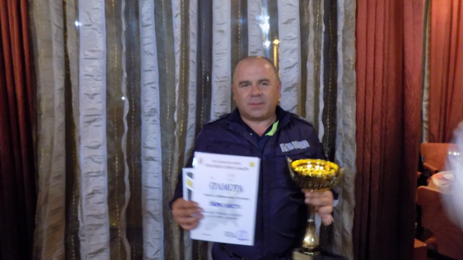 Победителят Марин Кондов е от областната дирекция /ОД/ на МВР в Добрич