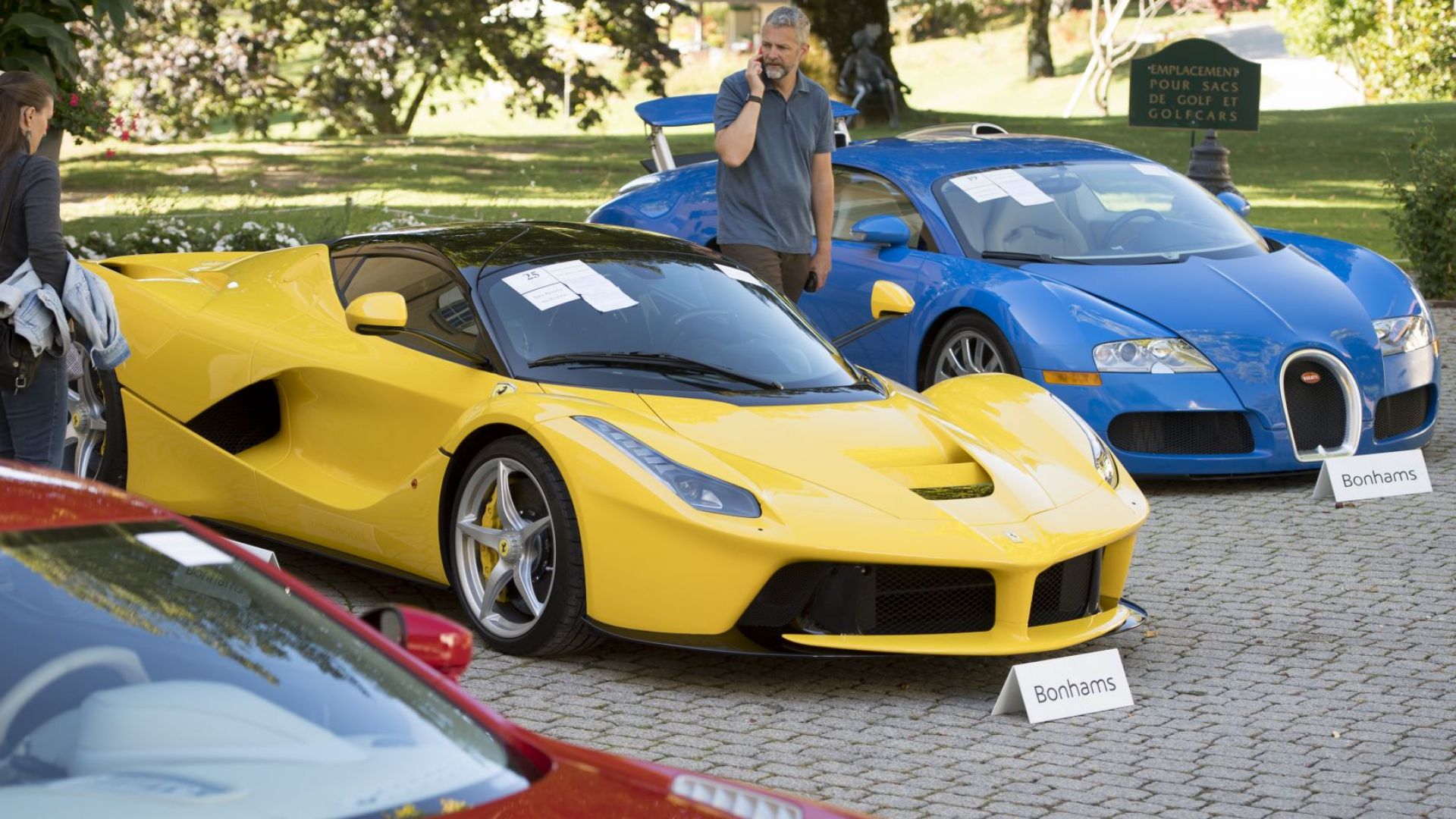 Колекция от 25 суперколи конфискувани от вицепрезидента на Екваториална Гвинея