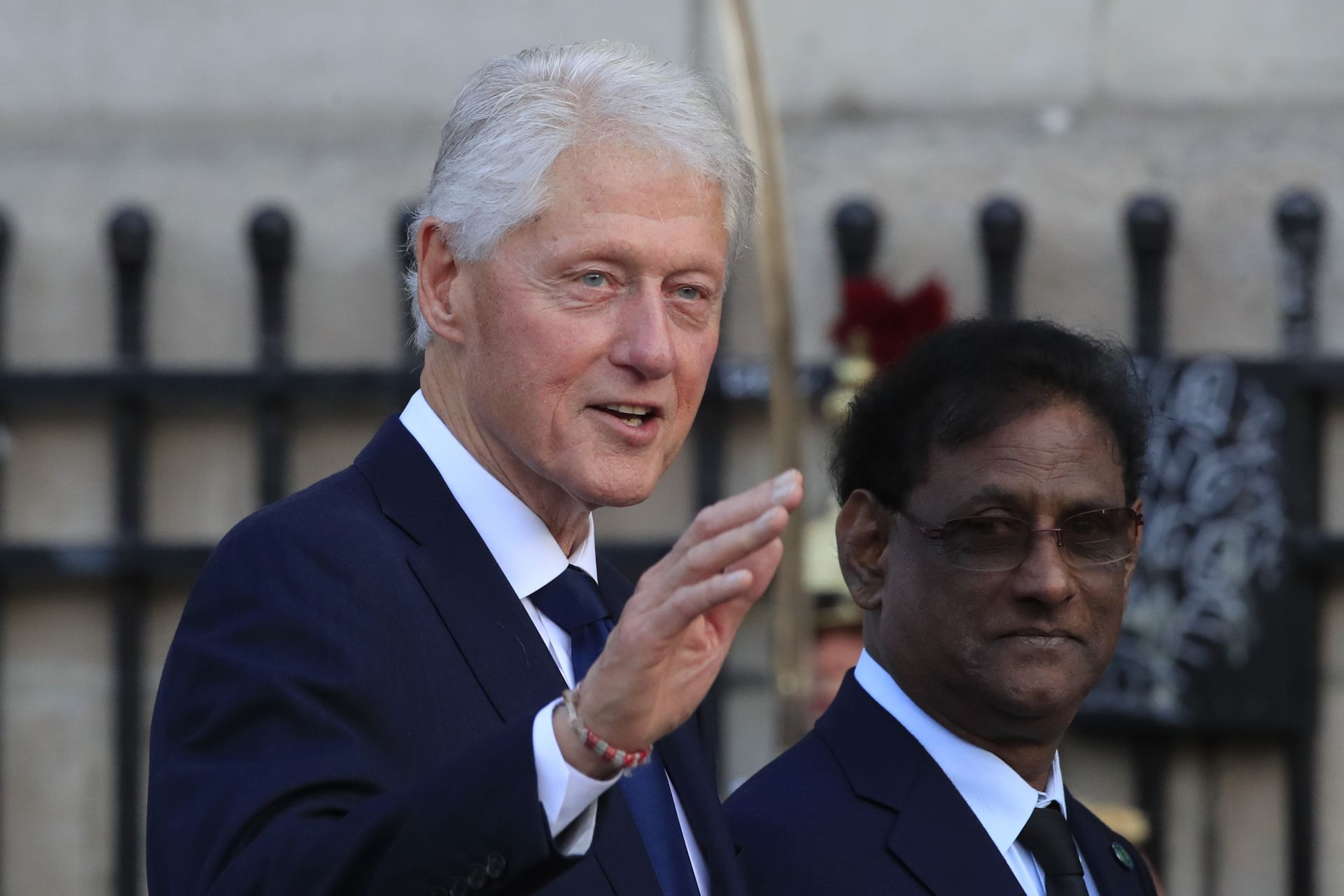 Бил Клинтън на церемонията 