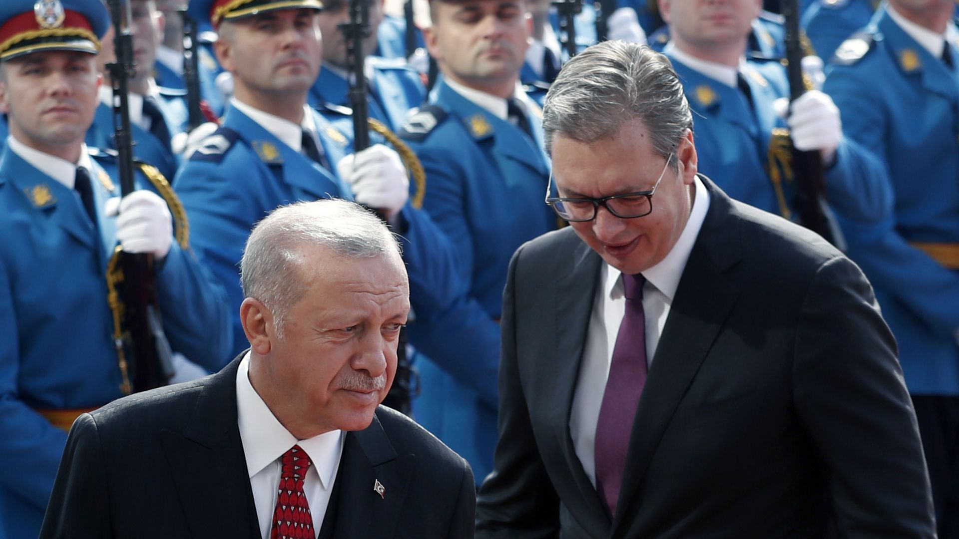 Турският президент Реджеп Тайип Ердоган пристигна днес на официално двудневно