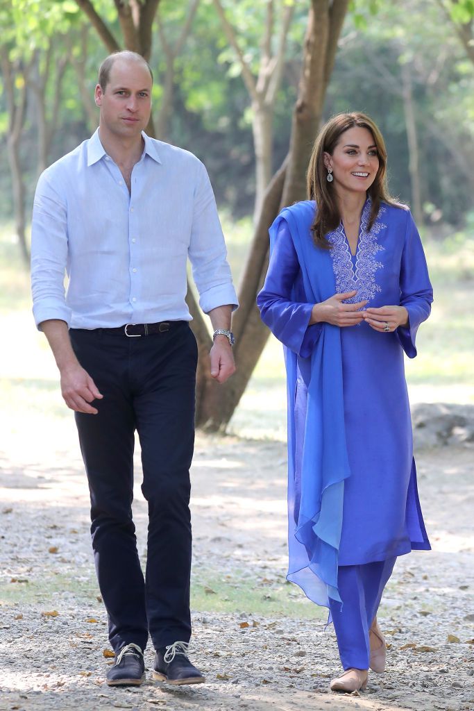 Кейт и Уилям при посещението си в Пакистан