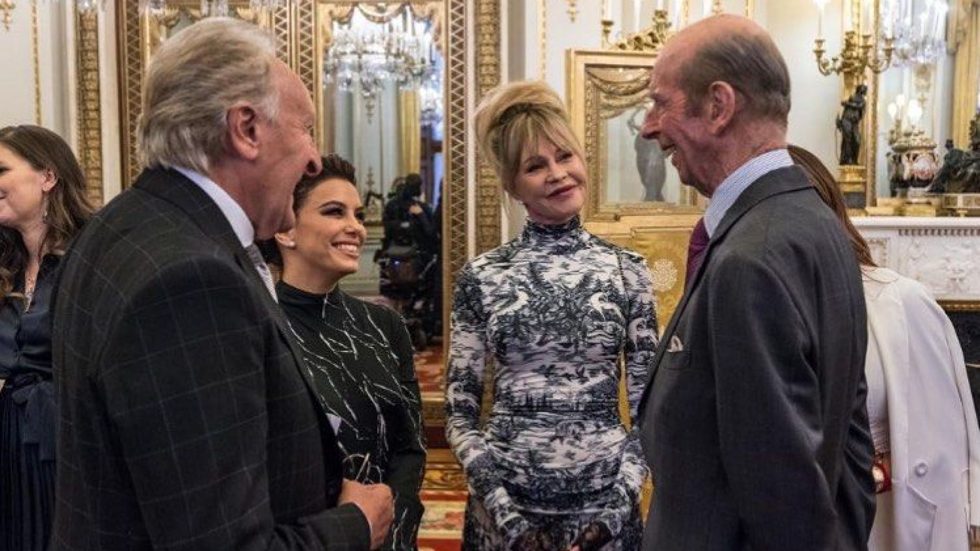 Ева Лонгория и Мелани Грифит се срещнаха с принц Едуард