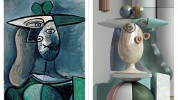 Портрети на Пикасо се превърнаха в удивителни 3D скулптури