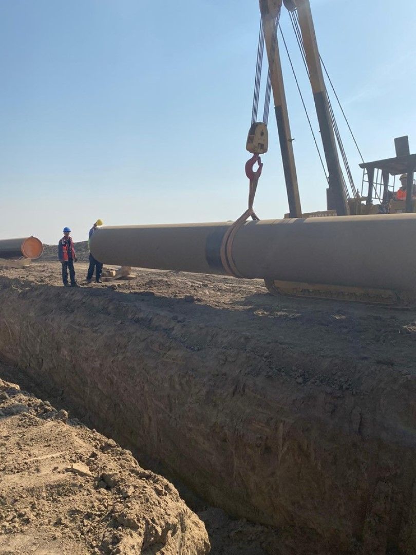 Премиерът Борисов провери строителството на газопровода "Балкански поток" в района на Кнежа