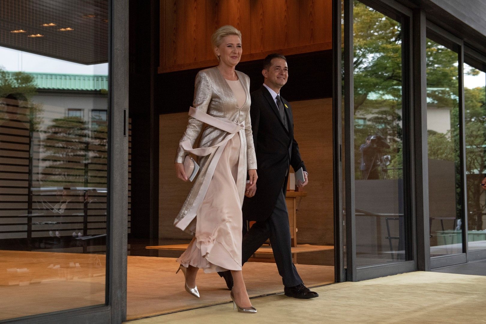 Полският президент Анжей Дуда и съпругата му Агата