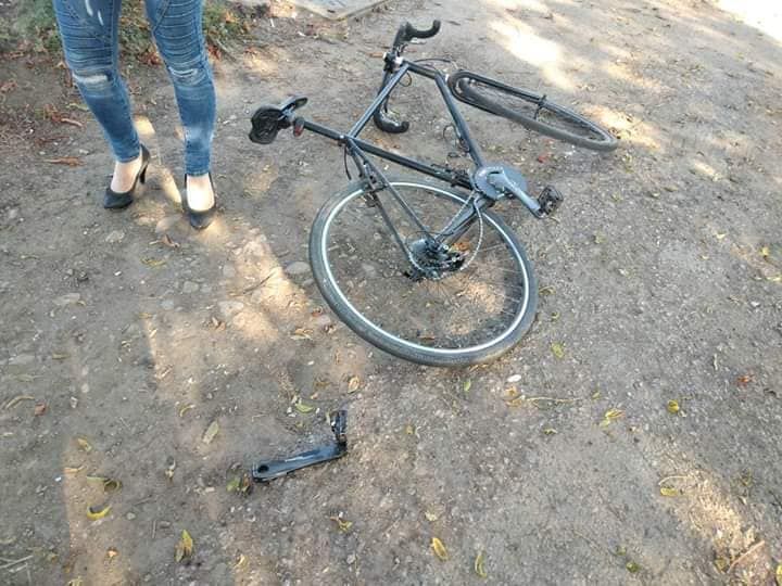 Снимки на колелото, което е карал раненият Константин