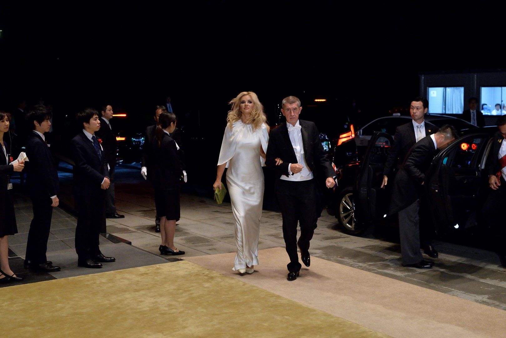 Чешкият премиер Андрей Бабиш и съпругата му Моника