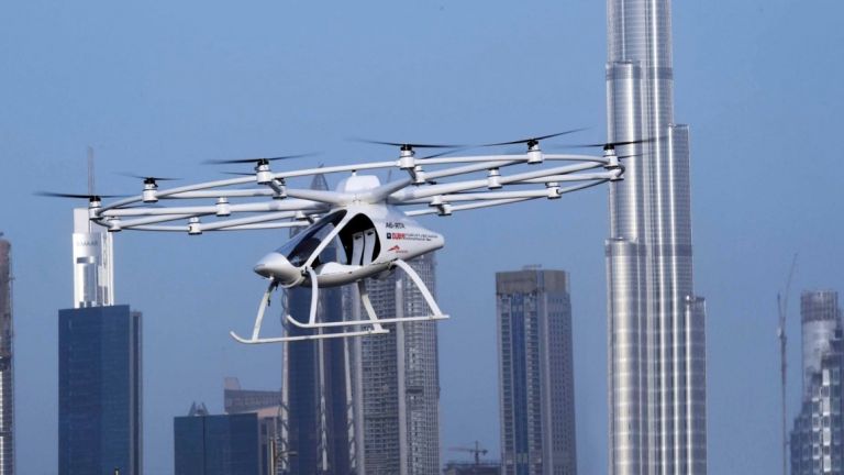 Volocopter показва прототипа си на безпилотно такси
