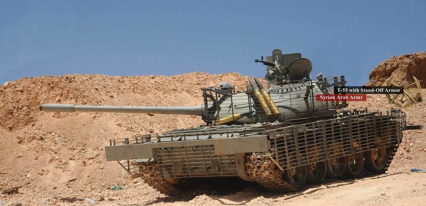 Т-55 активно се експлоатира в Сирия