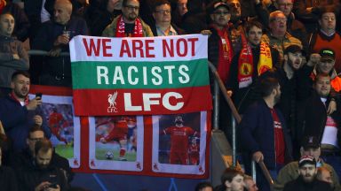 Знаме на мач в Шампионската лига защити България от обвиненията за расизъм