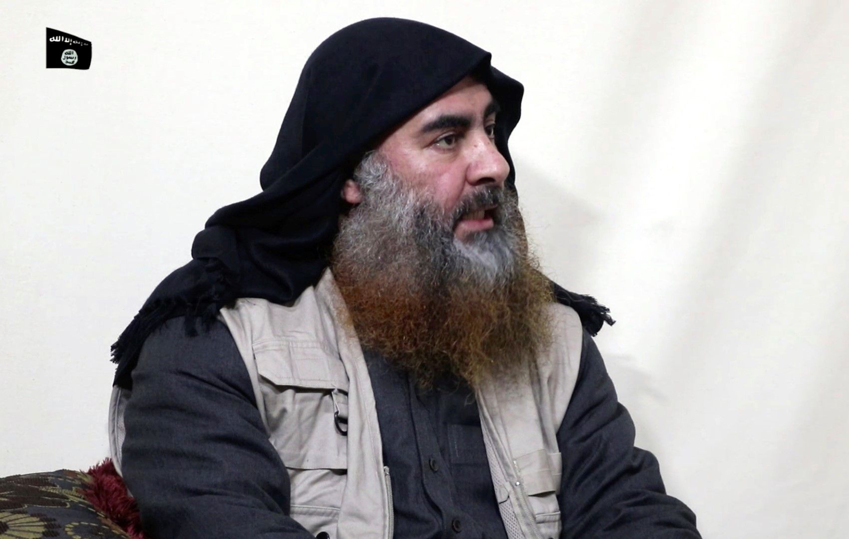 Лидерът на "Ислямска държава" Абу Бакр ал Багдади - снимка от 29 април 2019 г.