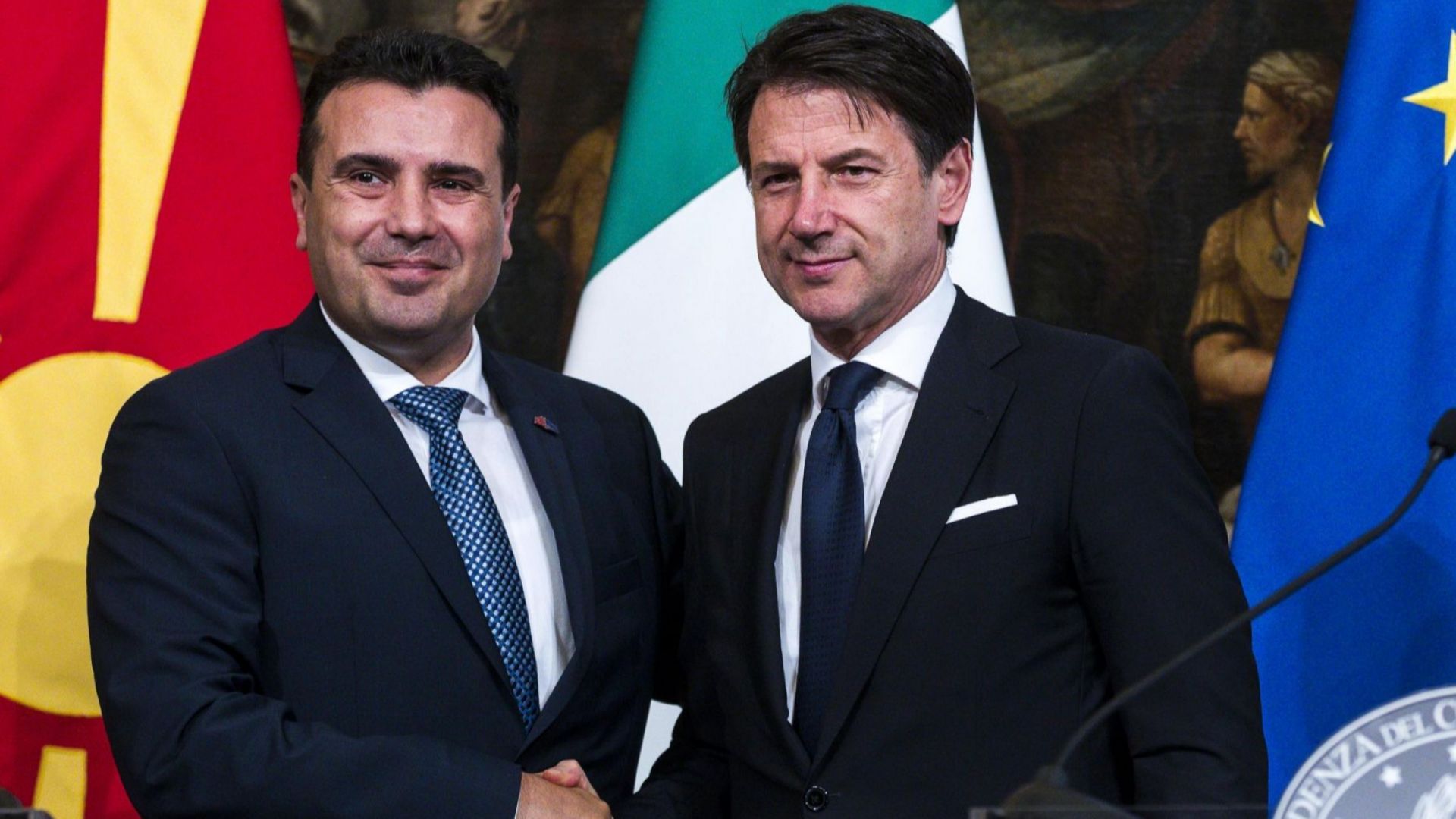 Италия винаги ще подкрепя Северна Македония и започването на присъединителни