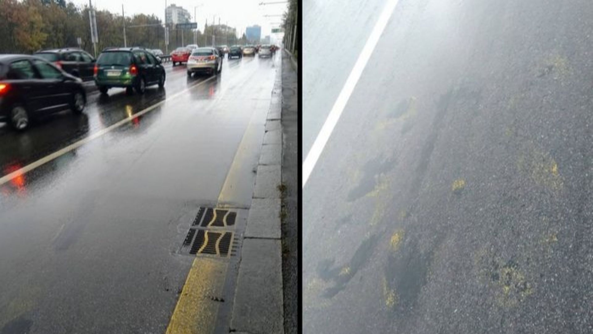 В разпространен тази сутрин видеоклип се твърди че бус лентата