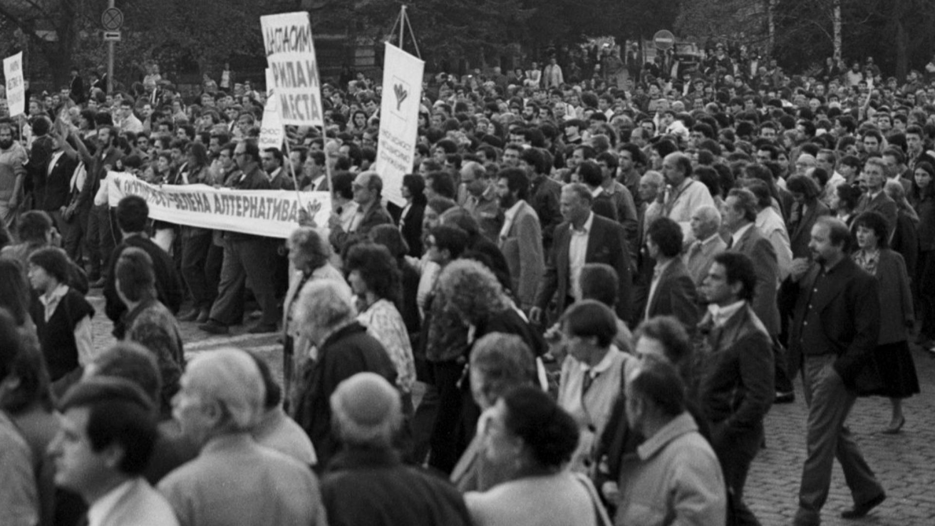 Шествието на "Екогласност": 30 г. от първата голяма демонстрация за демокрация у нас (снимки)