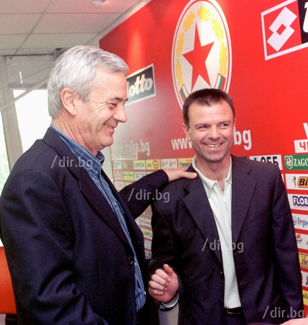 Отново в ЦСКА - този път като помощник на Луиджи Симони през 2002 г.