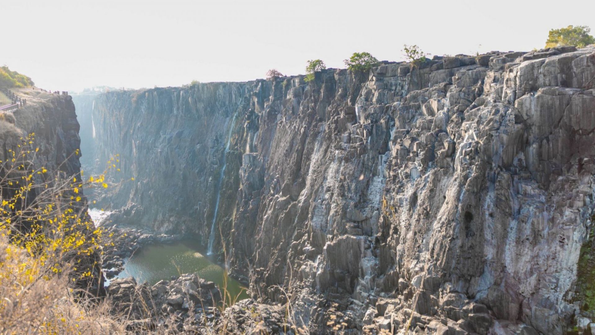 Виктория най големият водопад в Африка е на път да пресъхне