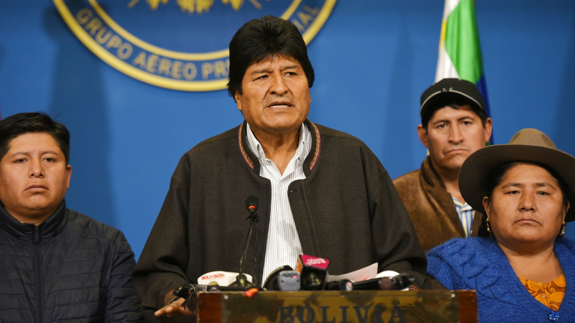 Боливийският президент Ево Моралес който вчера обяви оставката си след