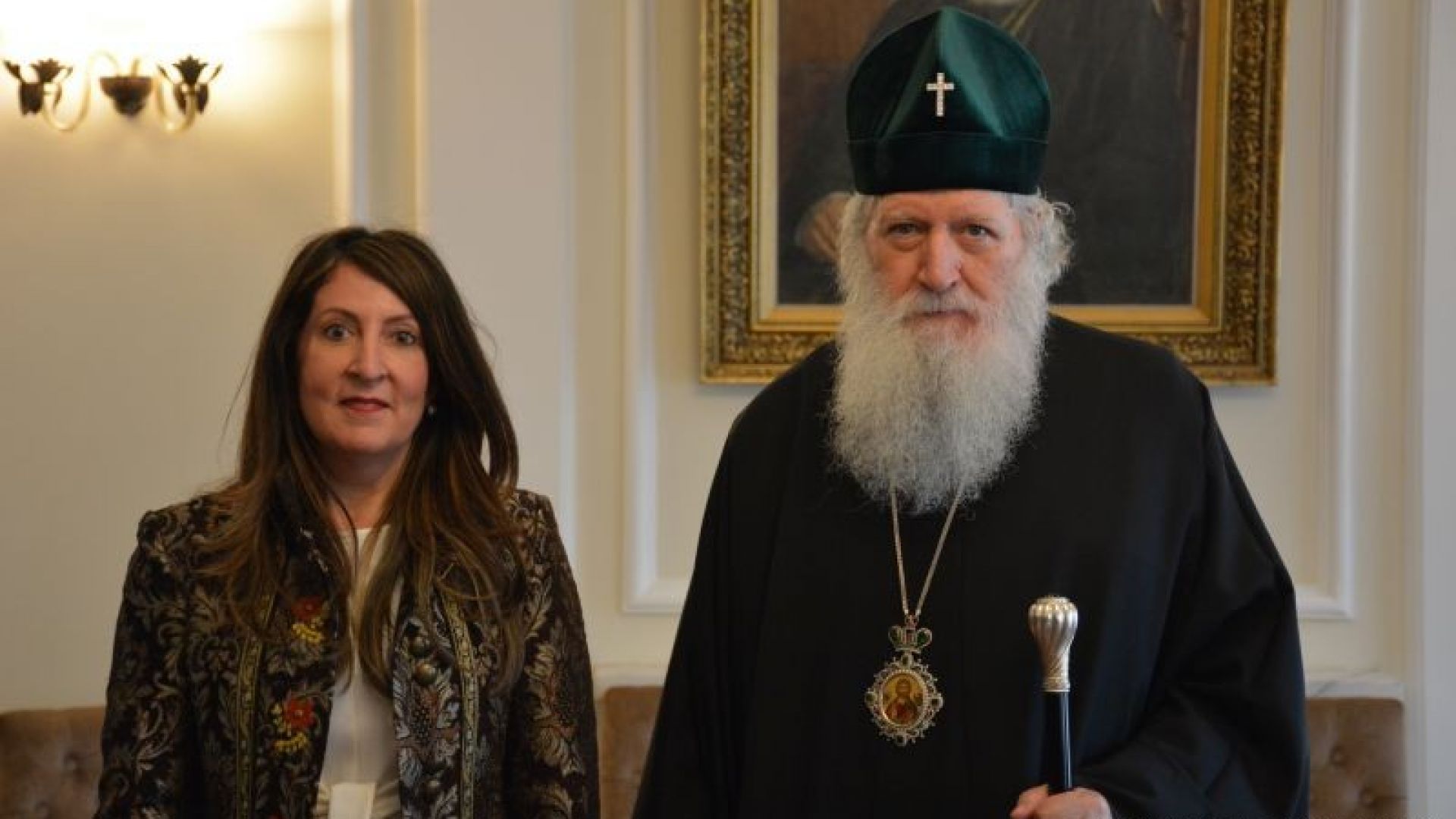 Българският патриарх Неофит е приел днес новия посланик на САЩ