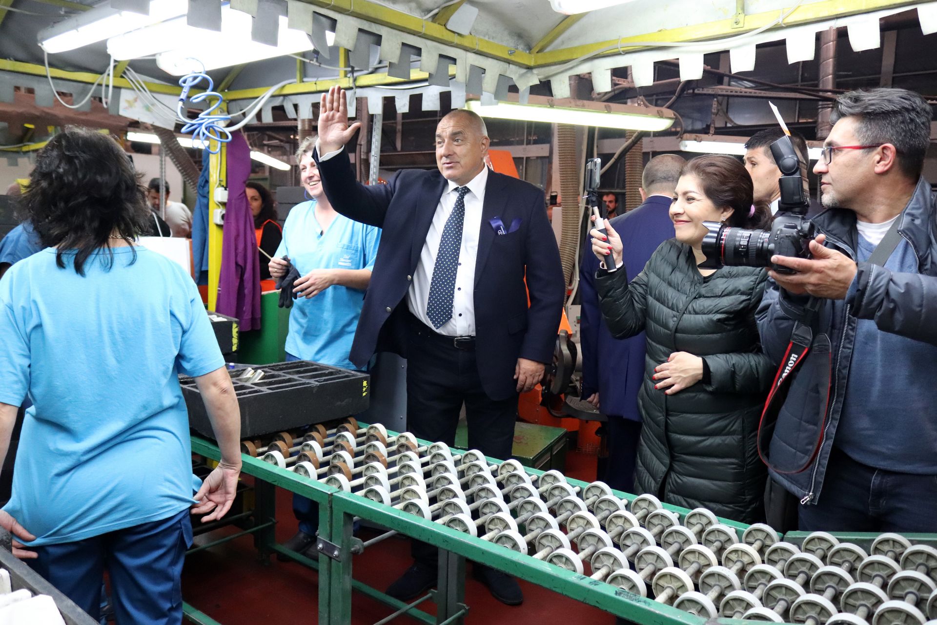 Министър-председателят Бойко Борисов откри обновените производствени мощности на "Идеал Стандарт - Видима" в град Севлиево