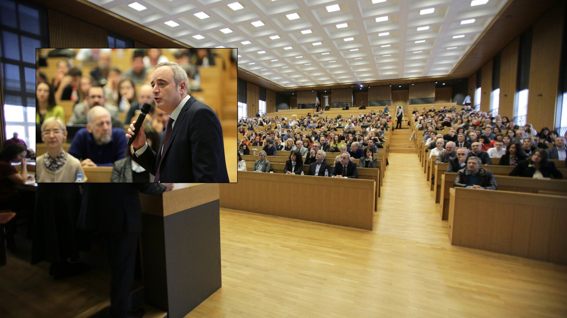 Сегашният ректор на Софийския университет Св Климент Охридски проф Анастас