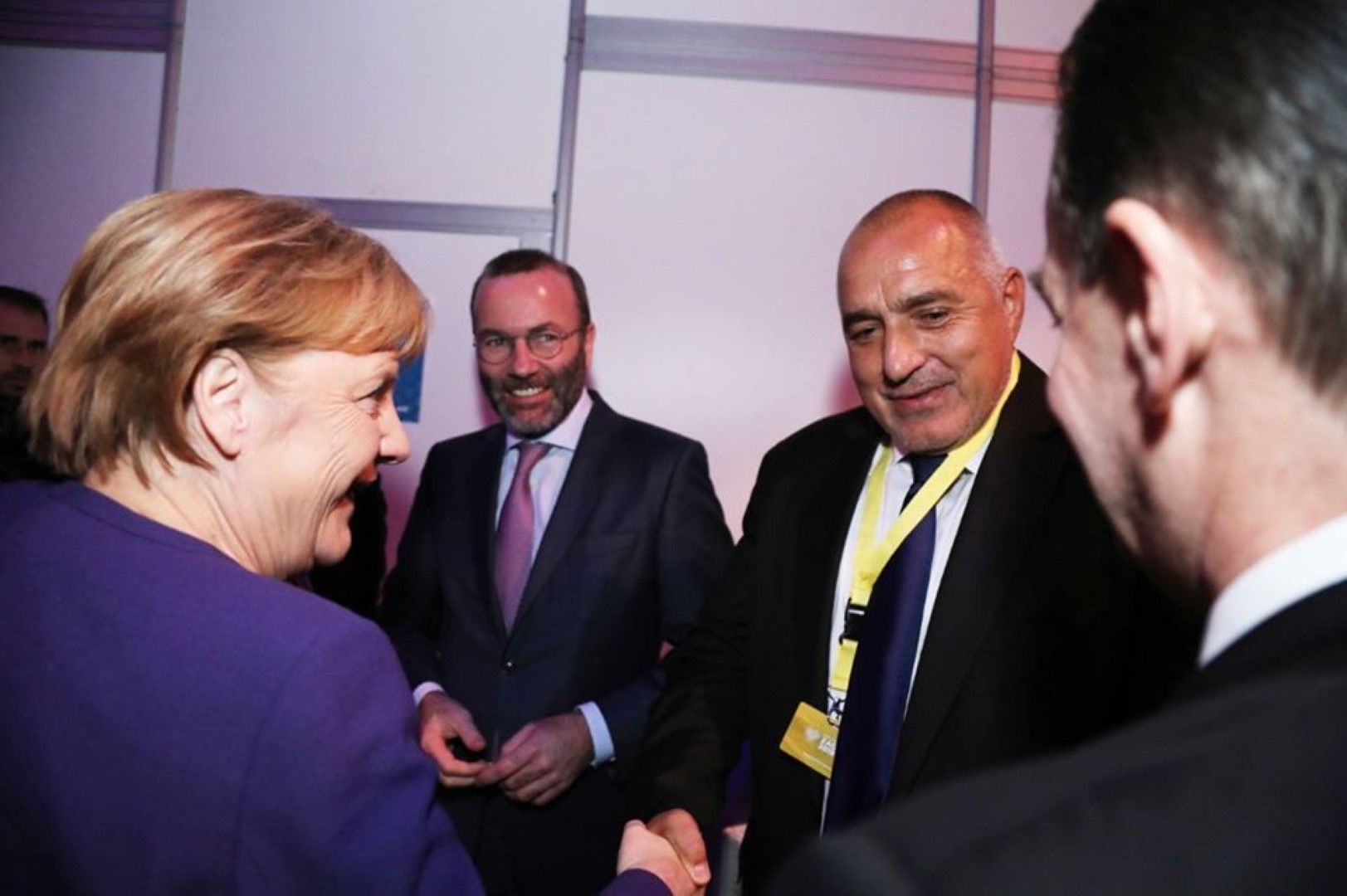 Ангела Меркел, Манфред Вебер и Бойко Борисов разговарят в Загреб