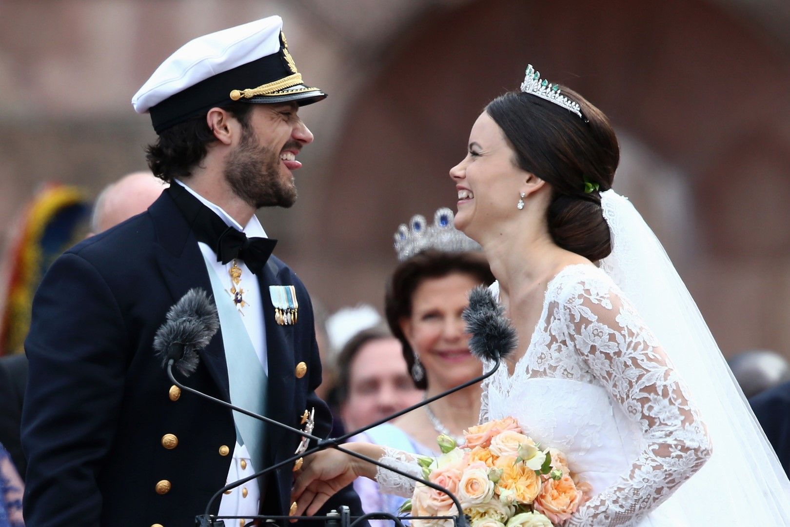 Принц Карл Филип и принцеса София на сватбата си