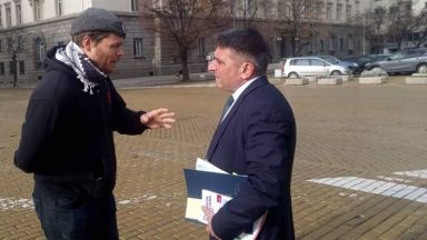  Джок Полфрийман се срещна на улицата с правосъдния министър Данаил Кирилов (снимки) 